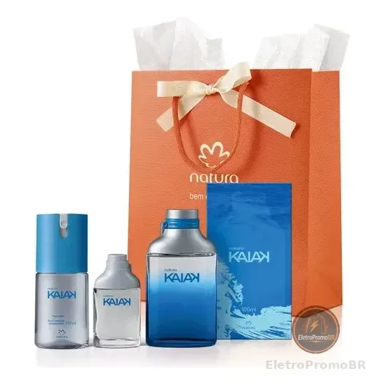 Presente Kit Kaiak Clássico Natura Tradicional Masculino Original