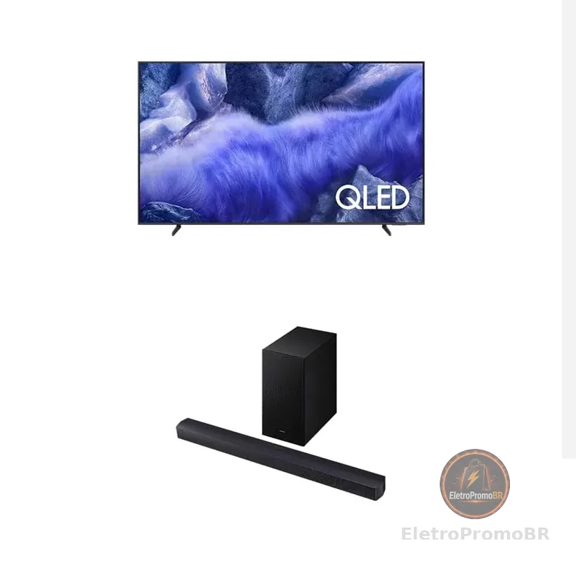 Samsung Combo Vision AI TV 55" QLED 4K QEF1 + Soundbar HW-B450F