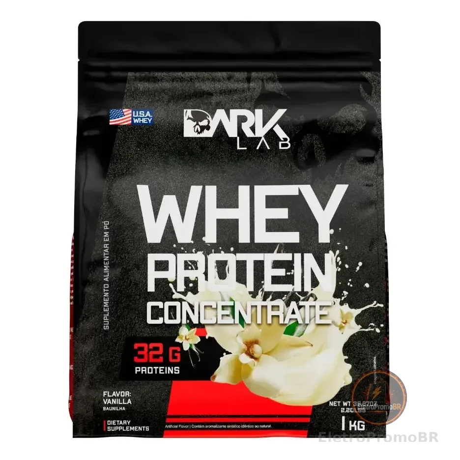 Whey Protein Concentrado 1kg Dark Lab Sabor Baunilha