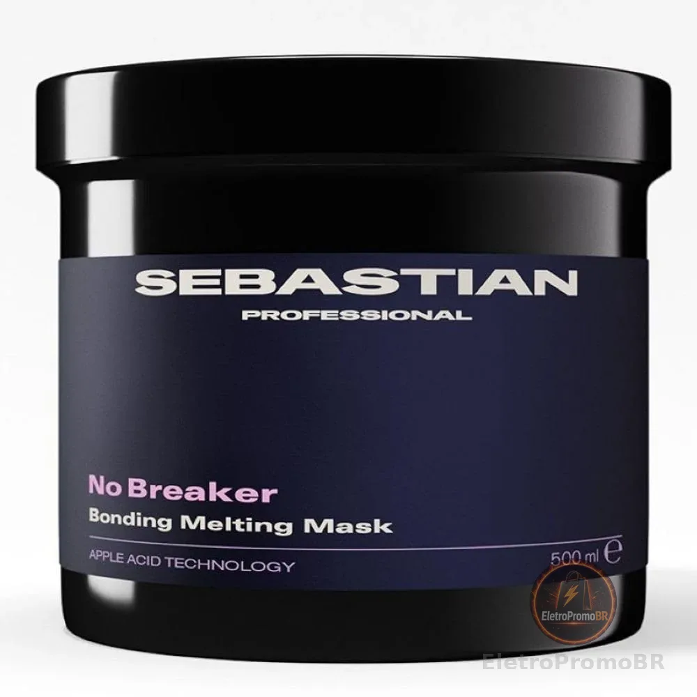 Sebastian Professional, No Breaker, Máscara de reconstrução e nutrição para cabelos danificados por química, 500ml