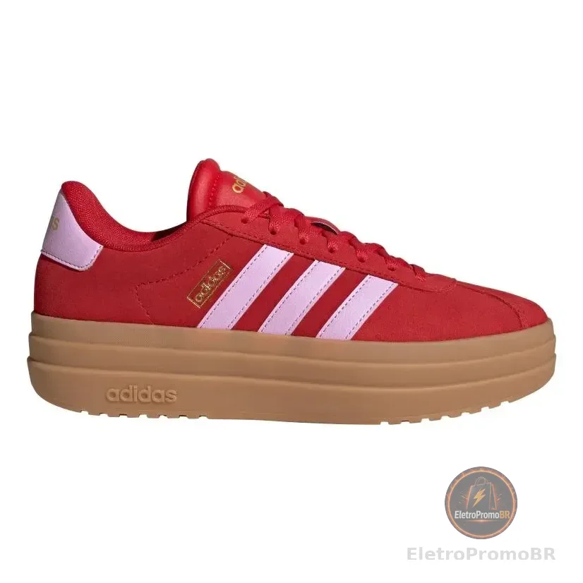 Tênis Vl Court Bold adidas Vermelho 37 Br