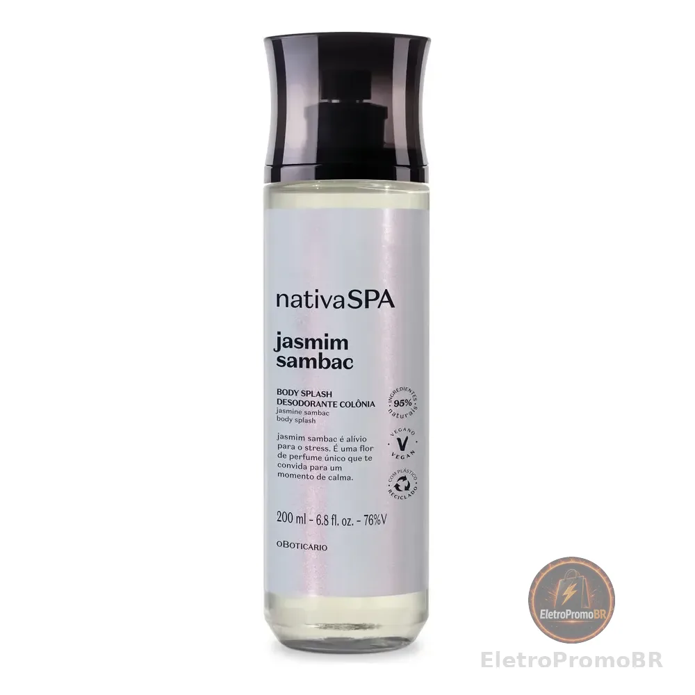 Body Splash Desodorante Colônia Nativa Spa Jasmim Sambac Única