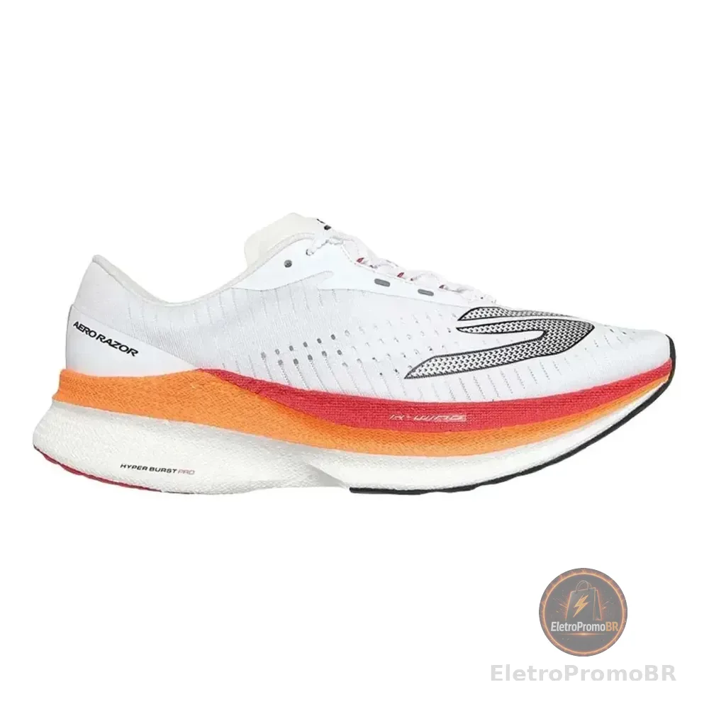 Tênis Skechers Skx Aero Razor Masculino Running Performance Branco Lisa 39 Br