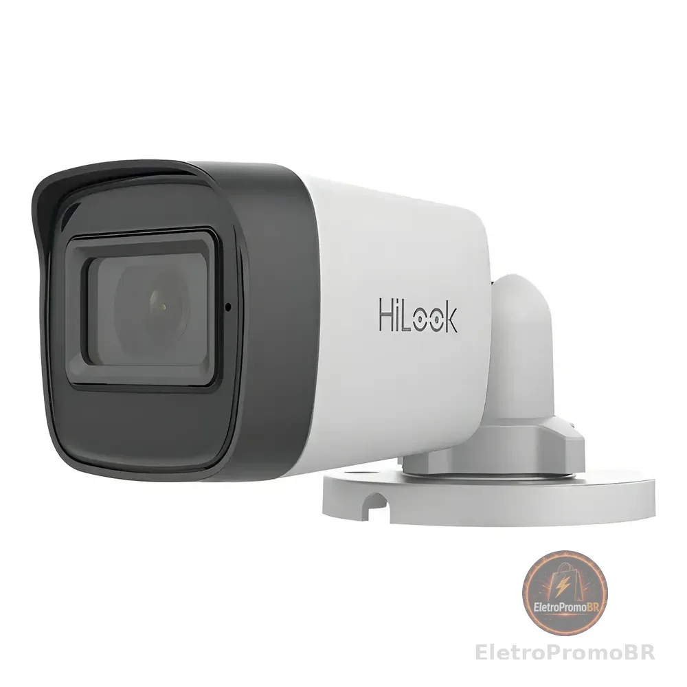 Câmera Bullet 1080p 25m 2.8mm Thc-b120-pic Hilook Hikvision Branco