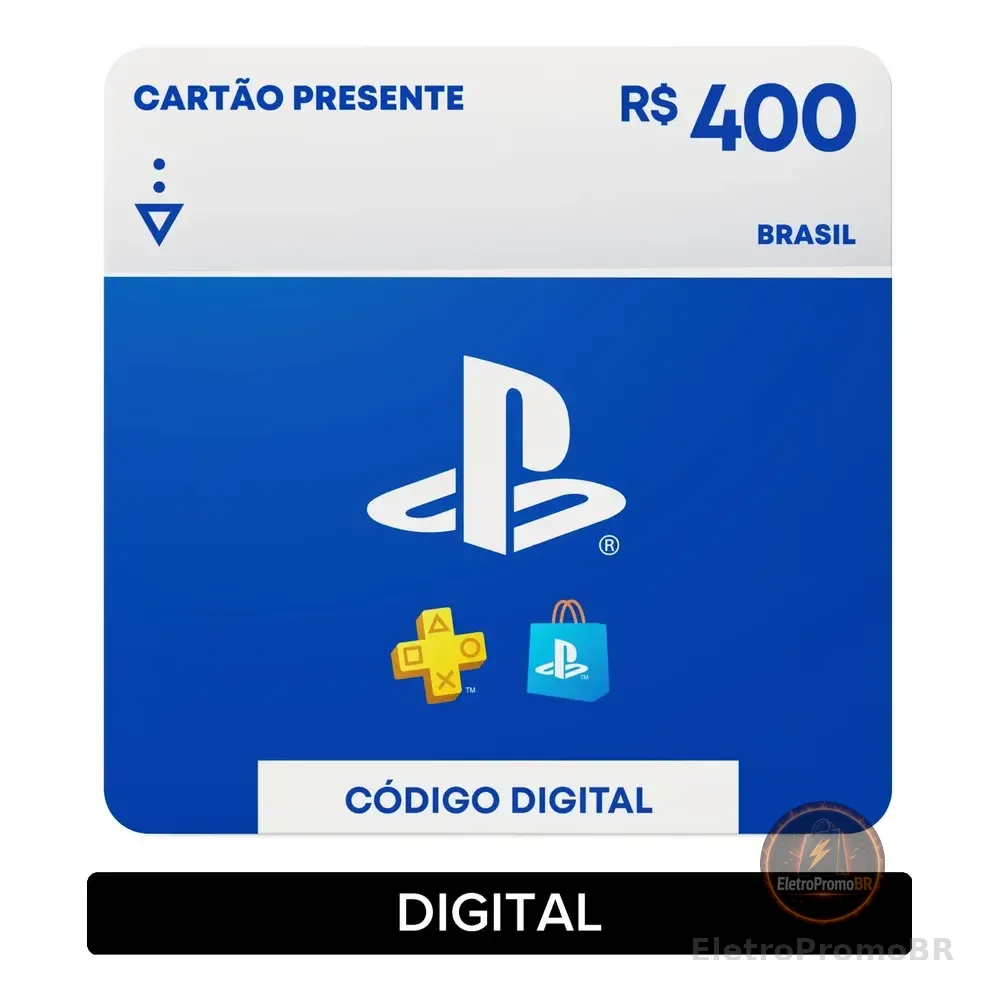 Sony Playstation Store Gift Card R$ 400 (digital)