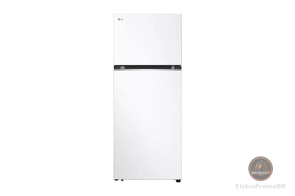 Geladeira Lg Frost Free Inverter 395l Duplex Cor Branca - 127v