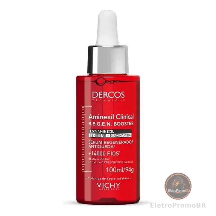 Sérum Capilar Antiqueda Com Aminexil 1.5%, R.e.g.e.n Dercos Vichy, 100ml