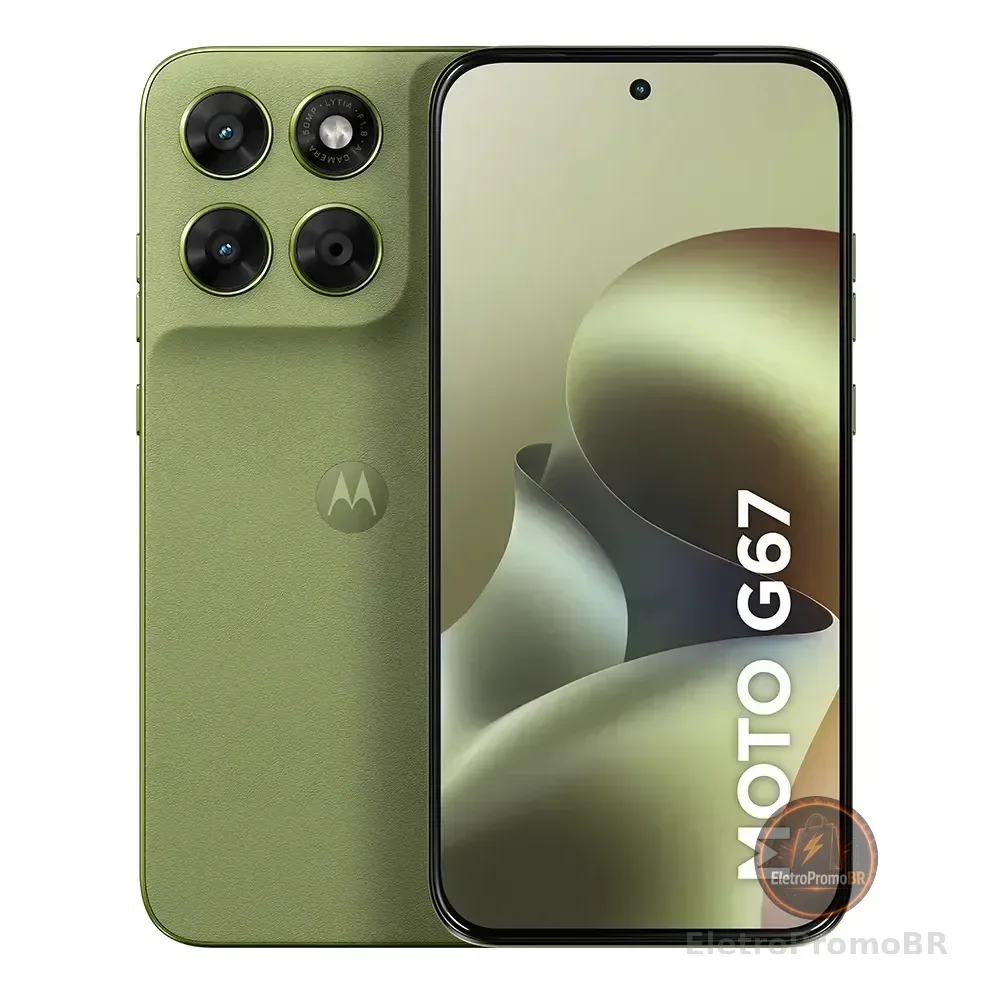 Motorola Moto G67 5g Dual Sim 256 Gb Verde Limão 4 Gb De Ram Expansível Até 12 Gb, Poled 1,5k 5200 Mah, Gorilla Glass 7i