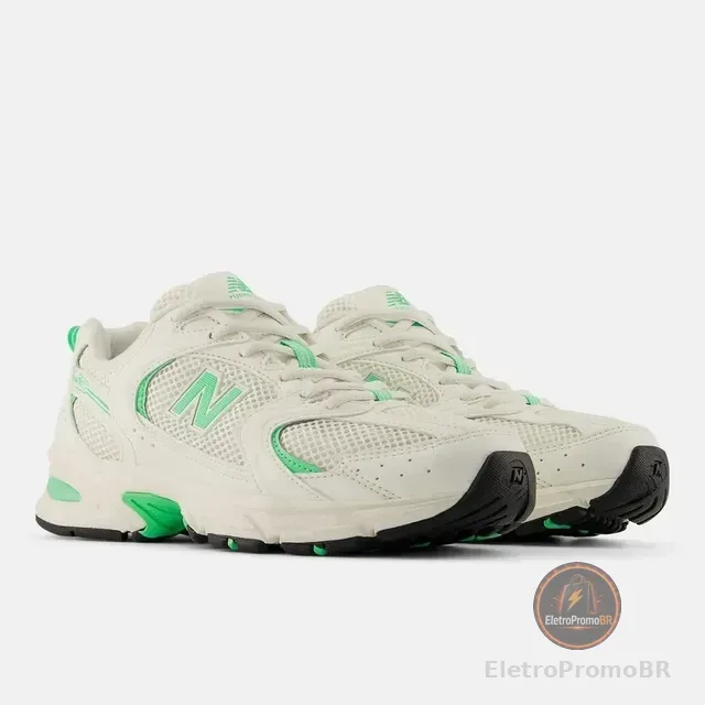 Tenis New Balance 530 1325220 Branco Verde Unissex