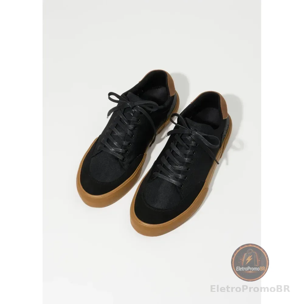 Tênis Masculino Tide Osklen Preto Lisa 39 Br