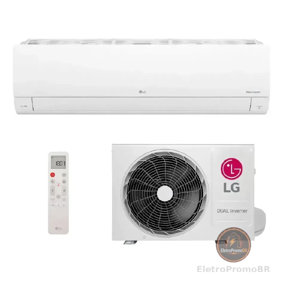 Ar Condicionado Split Hw LG Dual Voice Ai Inverter 12kqf220v
