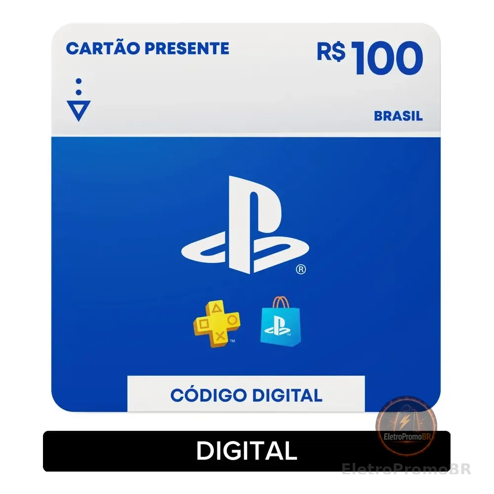 Sony Playstation Store Gift Card R$ 100 (digital)