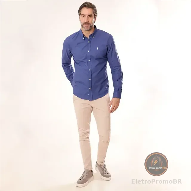 Camisa Social Masculina Ralph Oxford Social Original