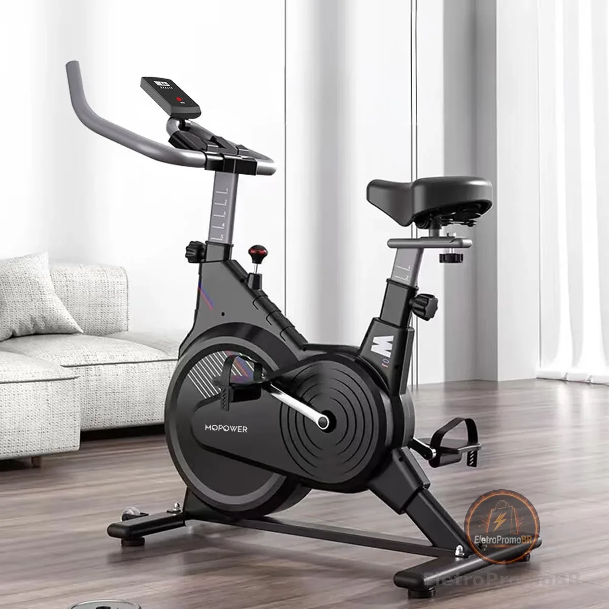 Bicicleta ergométrica com monitor LCDD Z-006