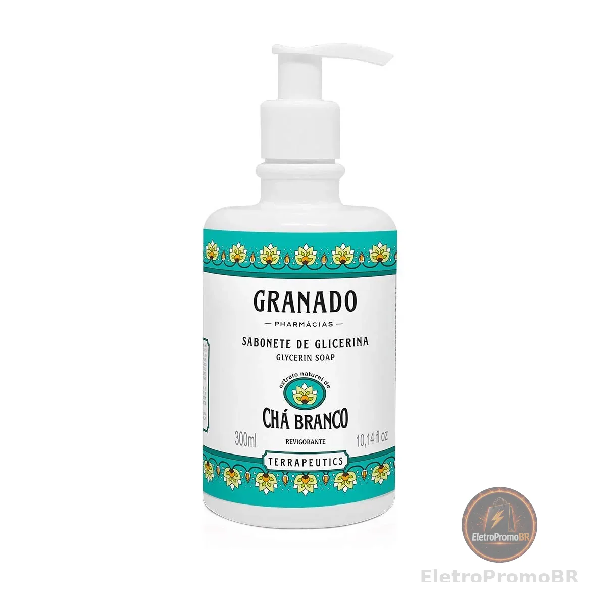 Granado Sabonete Líquido Terrapeutics, Chá Branco, 300ml