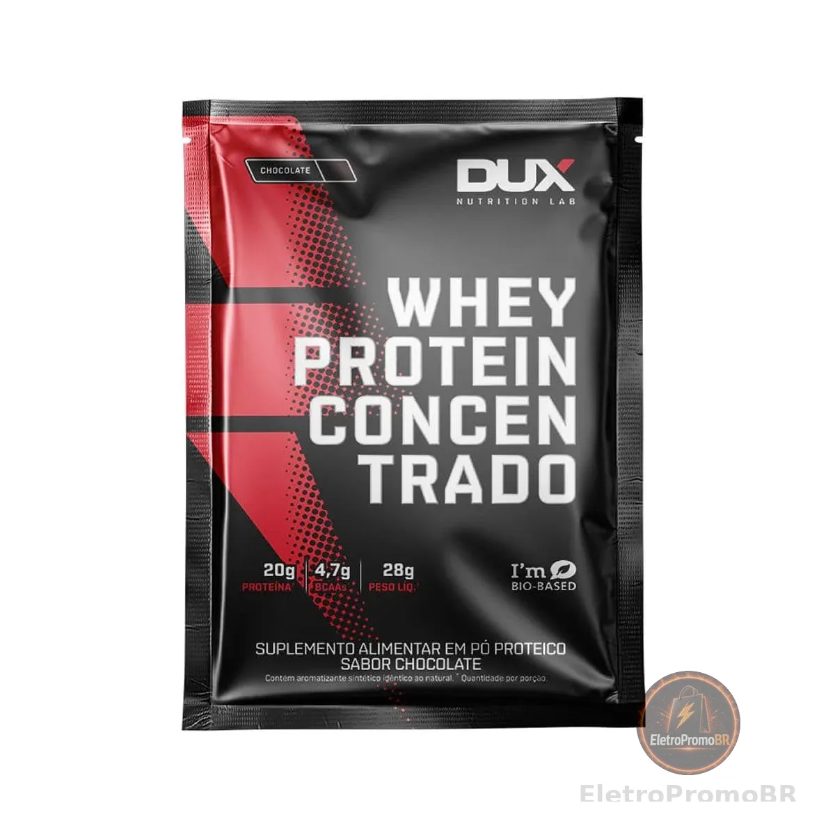 Whey Protein Concentrado - 10 Sachês 30g Chocolate - Dux Nutrition