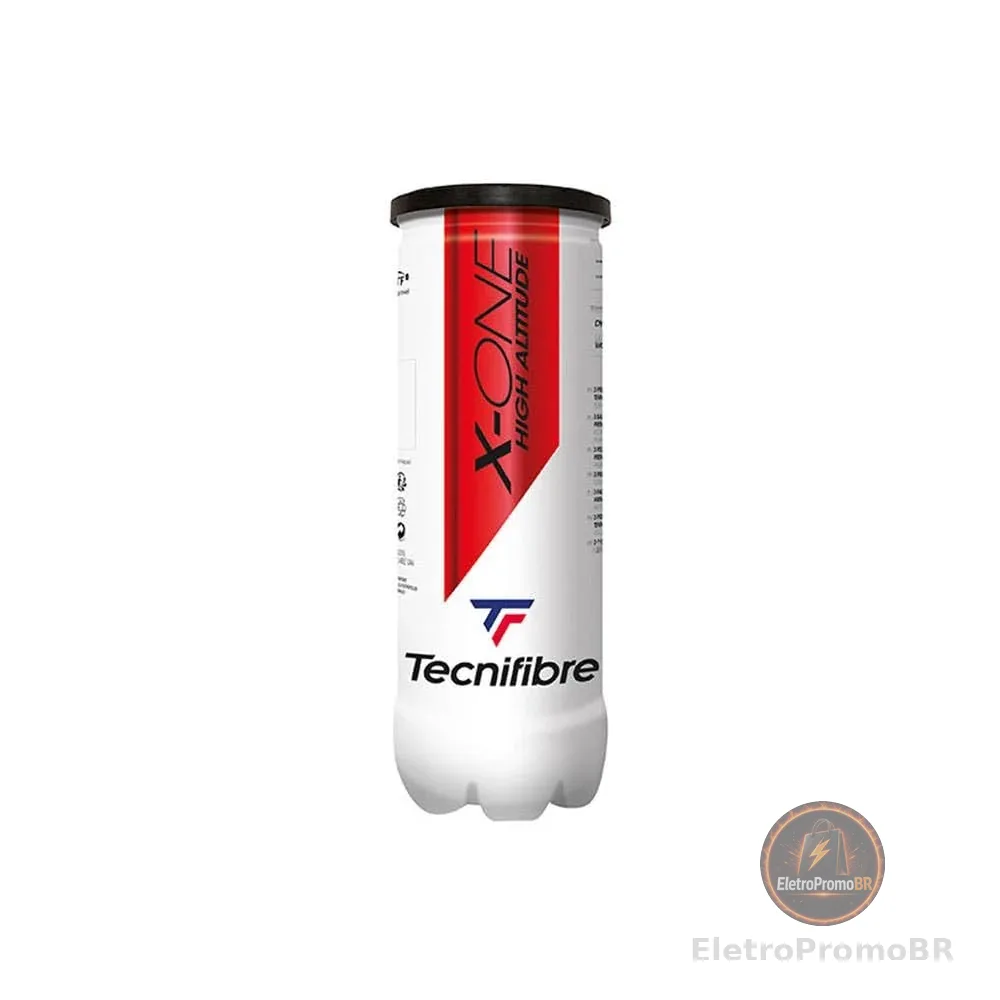Tecnifibre Tubo De Bola De Tenis XOne Com 3 Bolas Amarelas