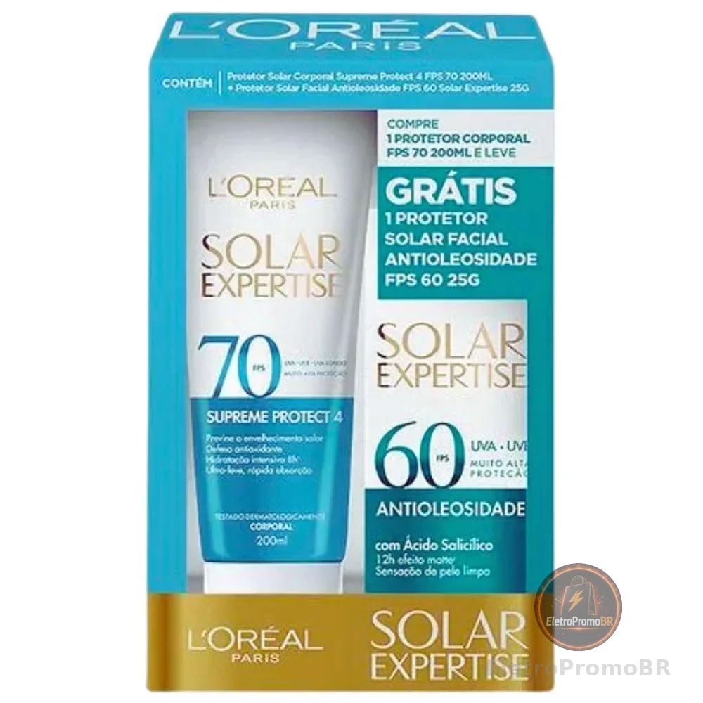 LOREAL KIT PROT SOLARFPS70 CORPO 200+FPS60 FAC 25G