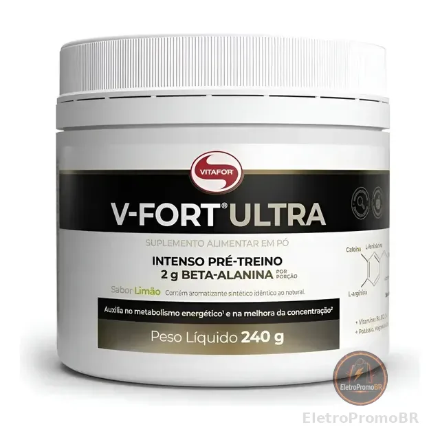 V-fort Ultra Pré Treino Intenso Vitafor 240gr