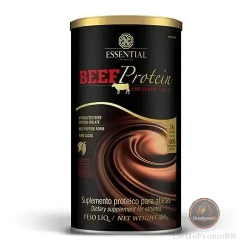 Beef Protein Essential Nutrition 480g Cacao Cacau