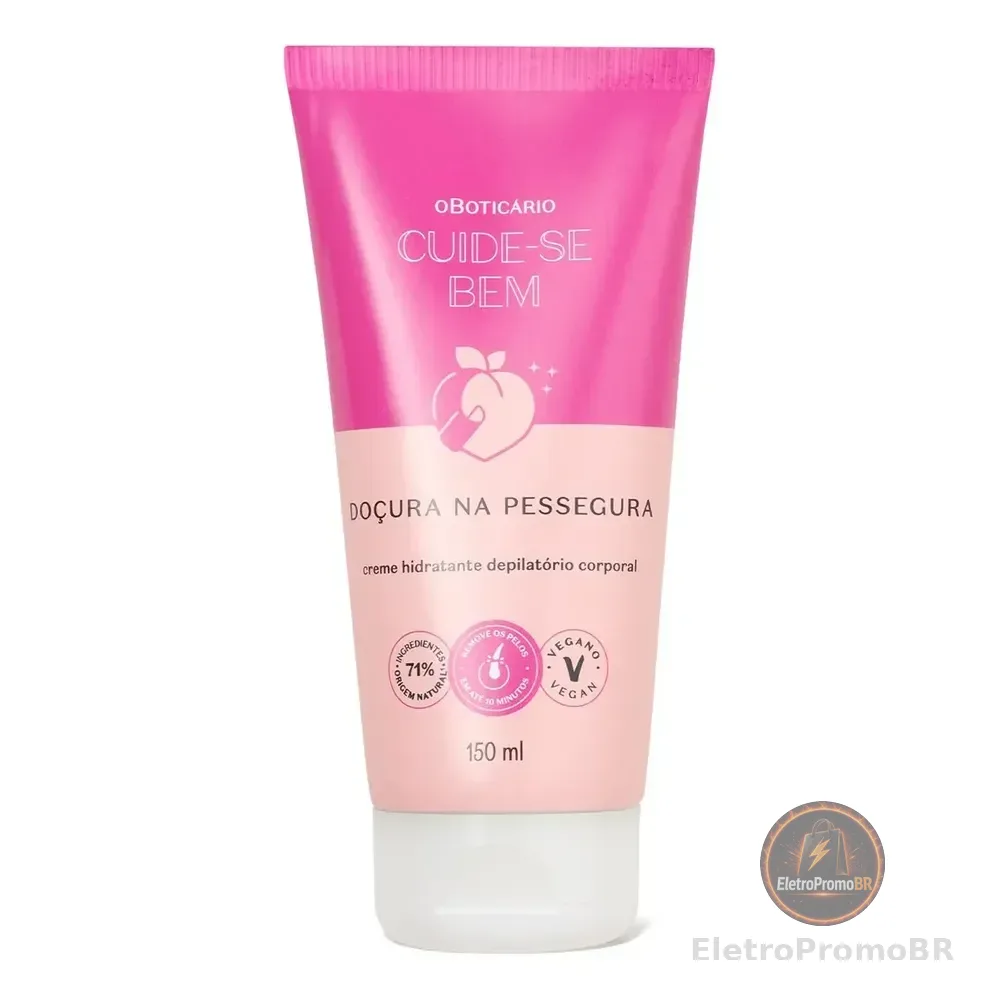 Creme Depilatório Doçura Na Pessegura 150ml Cdb- Boticário