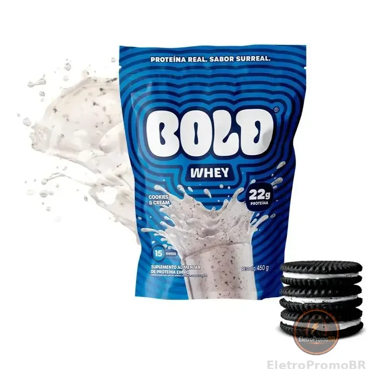 Bold Whey Cookies & Cream 450g Biscoitos