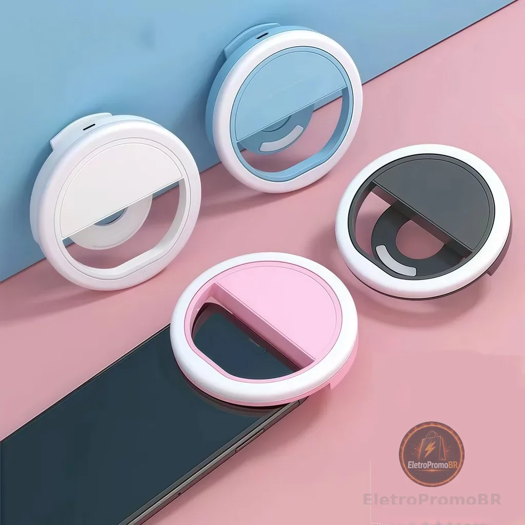 Anel Luminoso Para Celular Flash Selfie Mini Ring Light