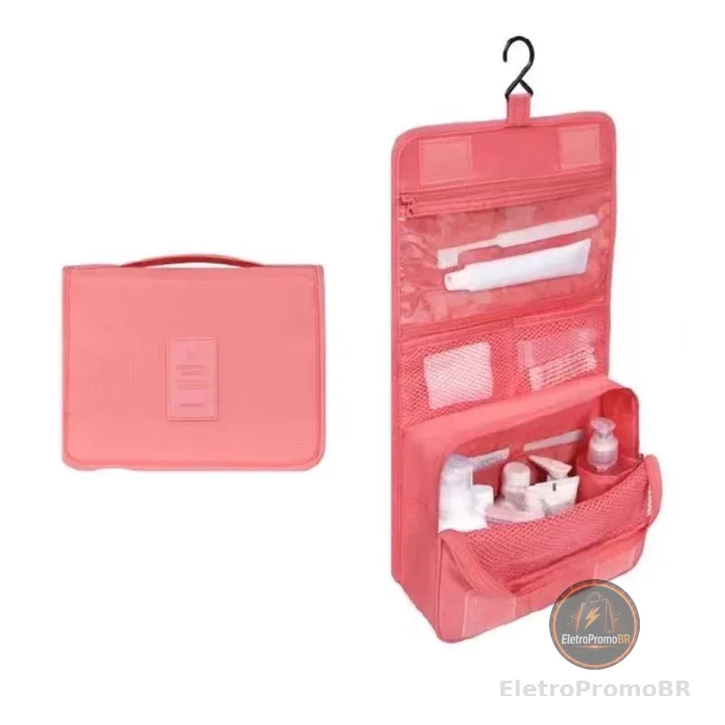 Bolsa com Alça Feminina Para Maquiagem/Cosméticos/Kit De Artista