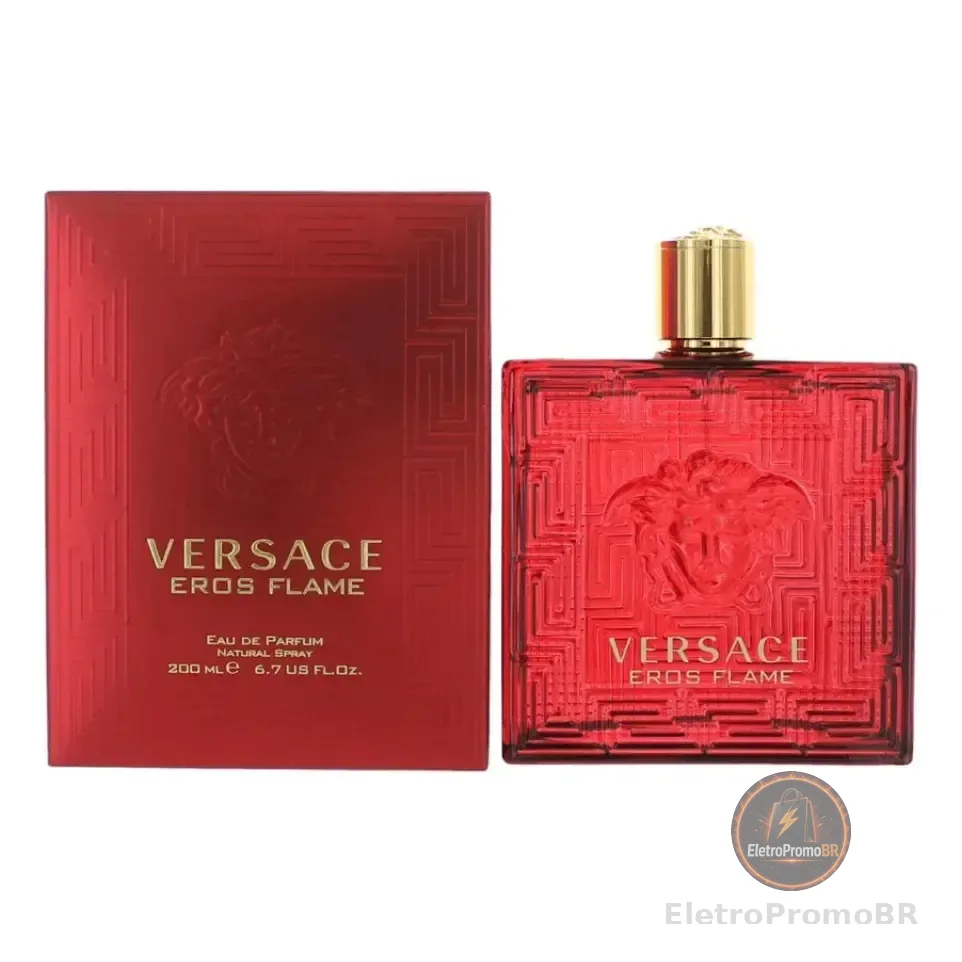 Versace Eros Flame Original Edp 200ml Para Masculino