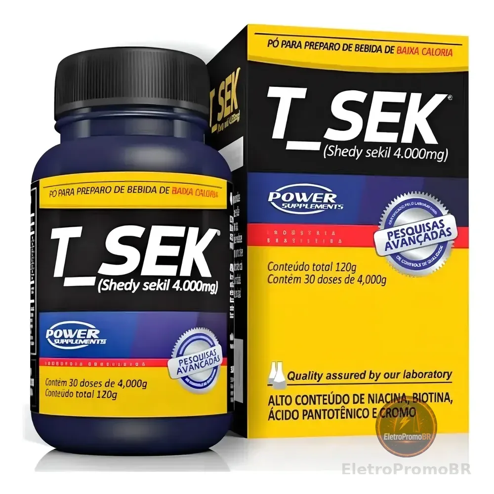 T_sek Suplemento Em Pó 120gr - Sanibras Sem Sabor