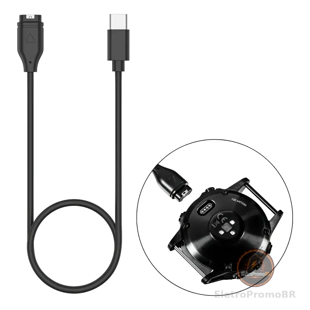 Cabo Tipo C Para Garmin Forerunner 255/265/965/165 Tipo C