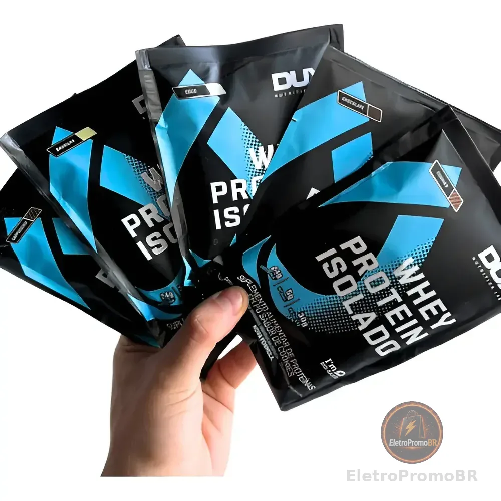 Dux Kit Sache 5 Unidades - Whey Protein Isolado--- Vários Sabores