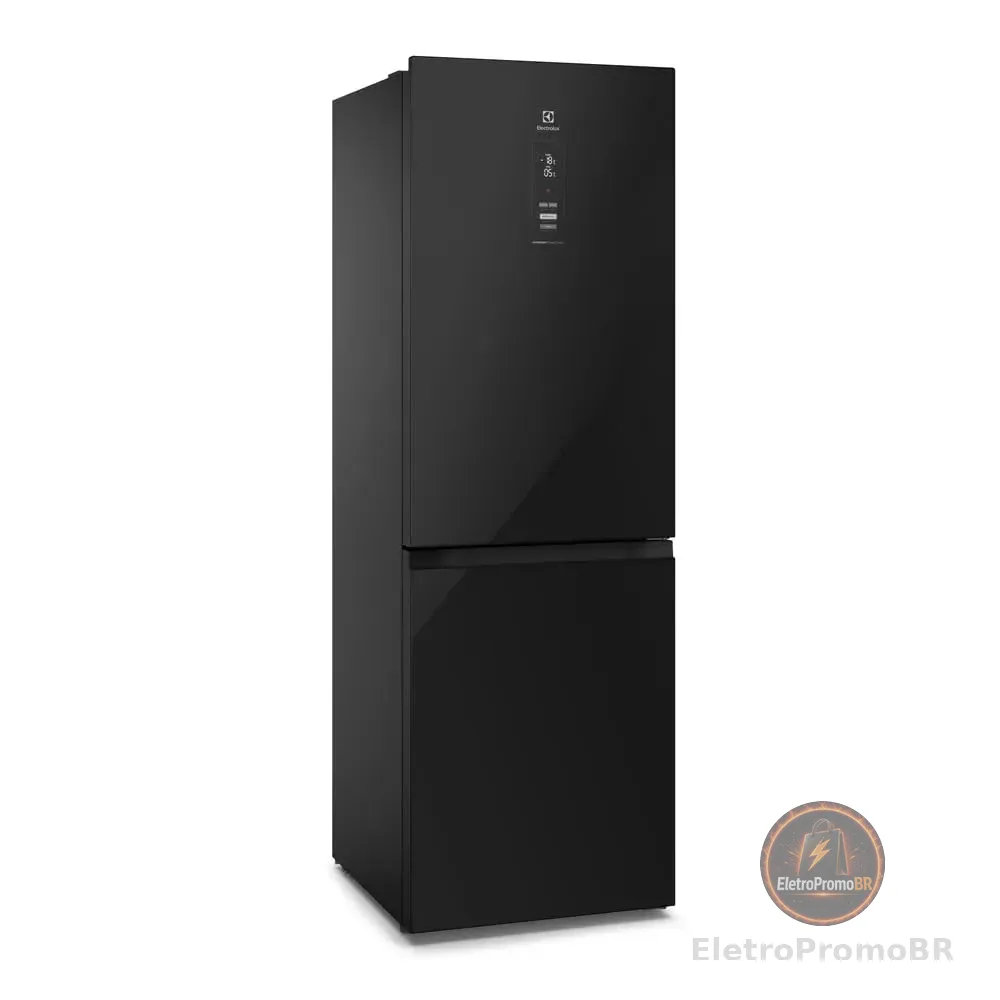 Geladeira Electrolux Frost Free Inverter 322L Efficient AutoSense Inverse Preta (IB42G) - 127V