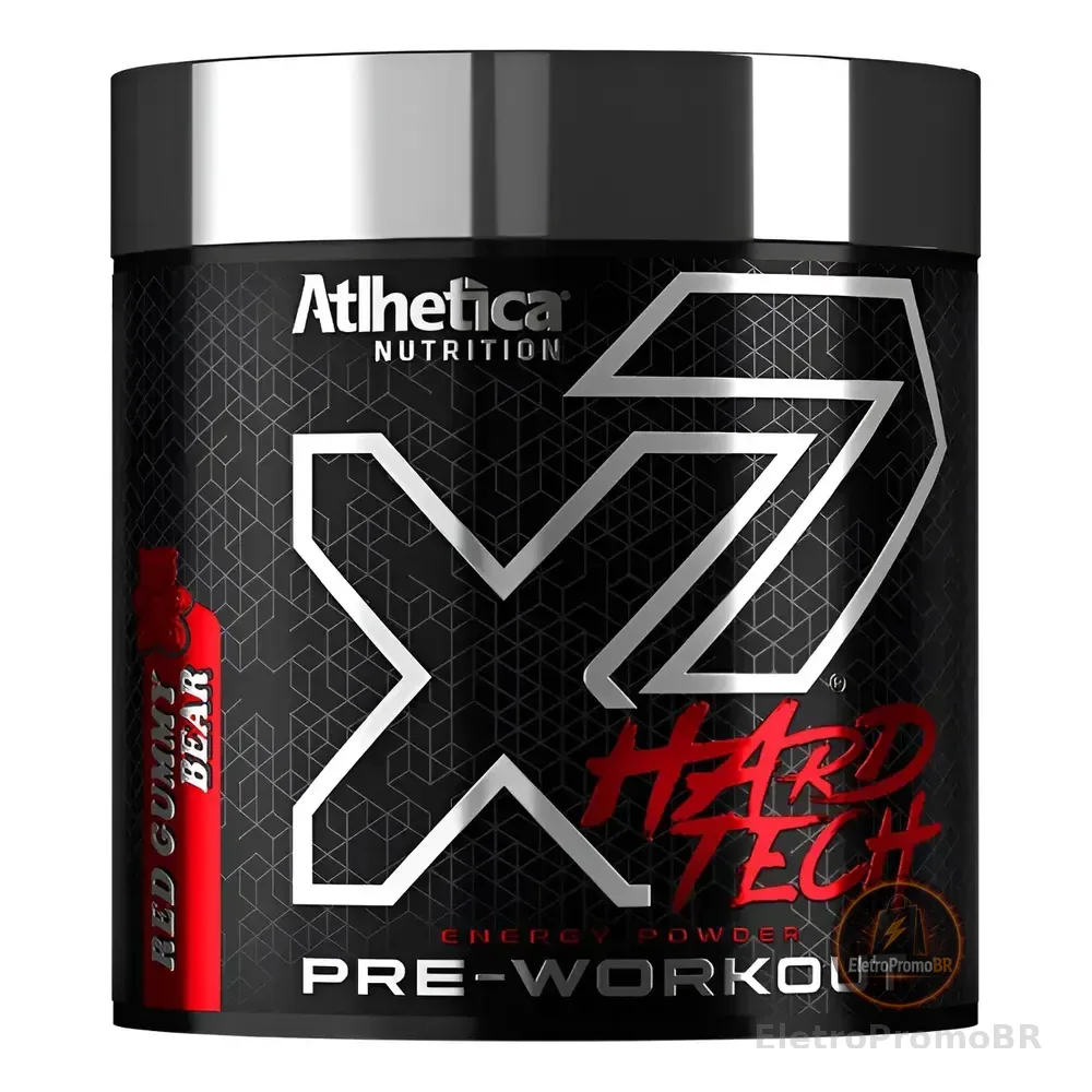 Pré-treino Atlhetica Nutrition X7 Hard Tech Para Performance Extrema, Sabor Red Gummy Bear, 200g Red Gummy Bear [morango]