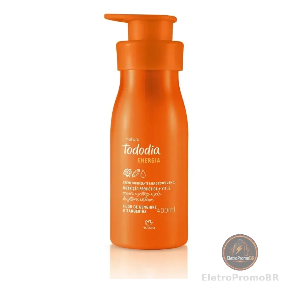 Creme Hidratante Tododia Flor De Gengibre E Tangerina 400ml