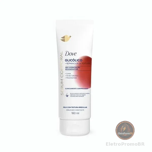 Dove Hidratante Sérum Corporal Glicólico + Reparador de Textura 180ml