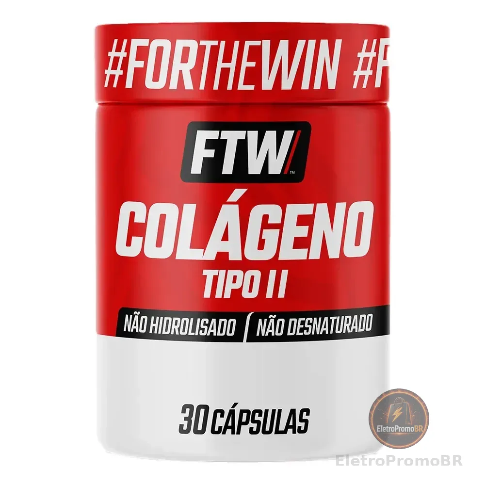 Colágeno Tipo Ii Pote 30 Capsulas - Ftw Sem Sabor