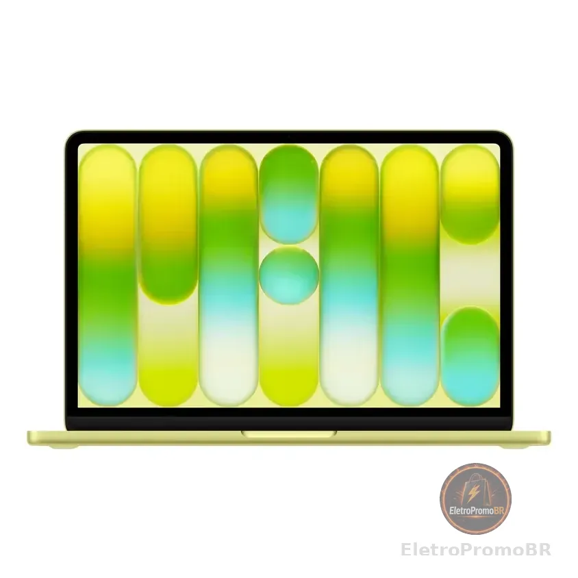 Macbook Neo De 13 Polegadas: Chip A18 Pro, Cpu De 6 núcleos, Gpu De 5 núcleos, 256gb - Amarelo-cítrico - Distribuidor Autorizado