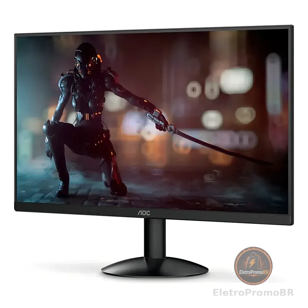Monitor Gamer Aoc Série B30 21.5'' Full Hd Gaming 120hz 1ms 22b30hm23 Cor Preto 127/220v