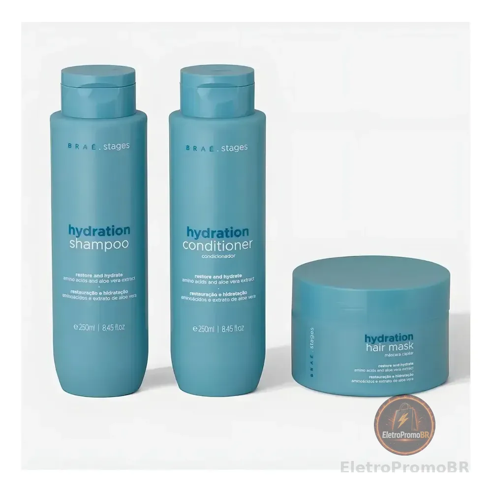 Braé - Kit Stages Hydration - Sh+cd+másc
