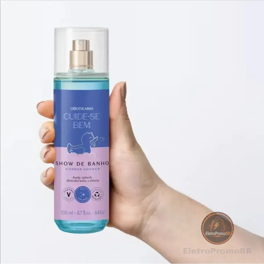 Body Splash Desodorante Colônia Cuide-se Bem Show De Banho 200ml