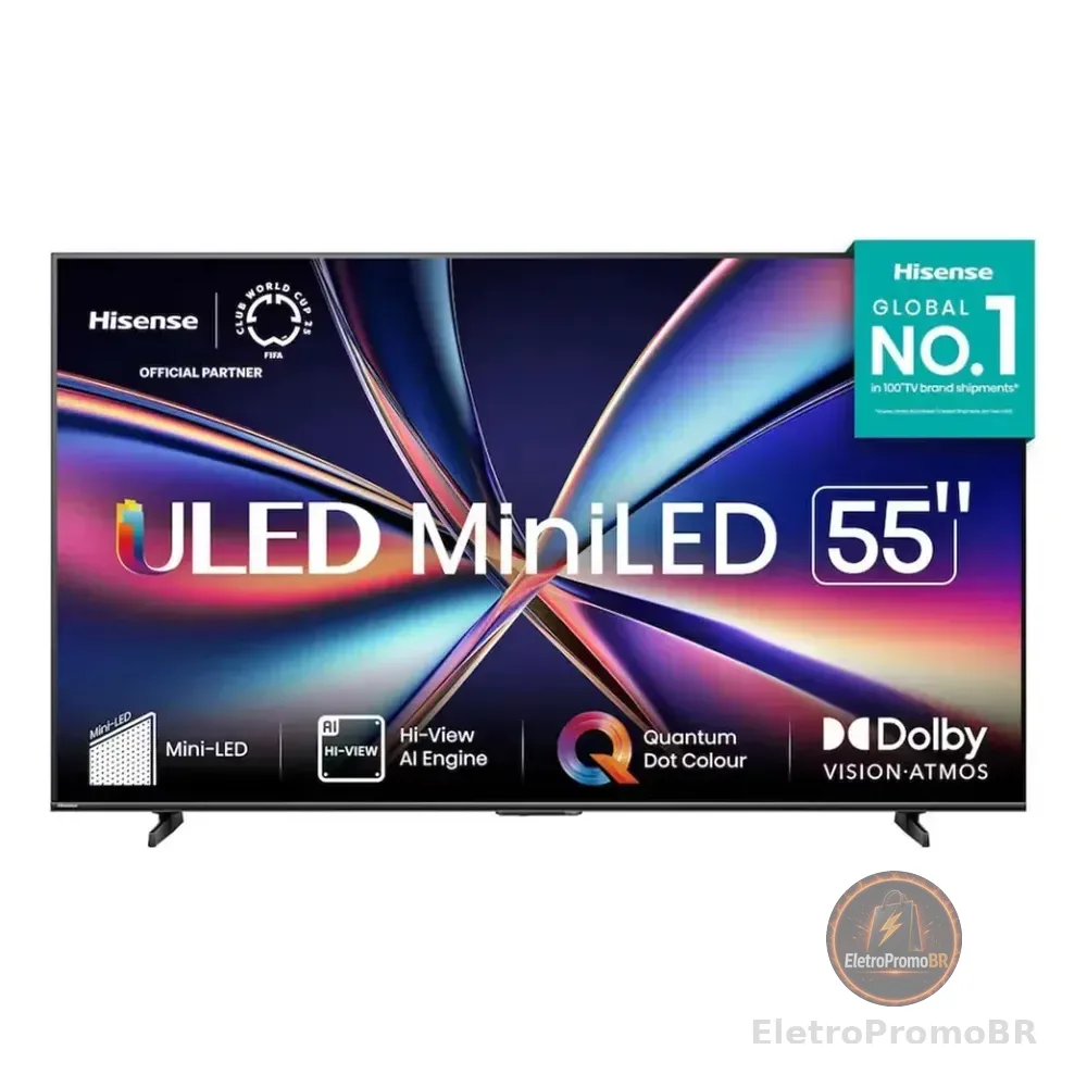 Smart Tv 55p 4k Uhd 55u6qv 60hz Vidaa Dolby Vision Hisense