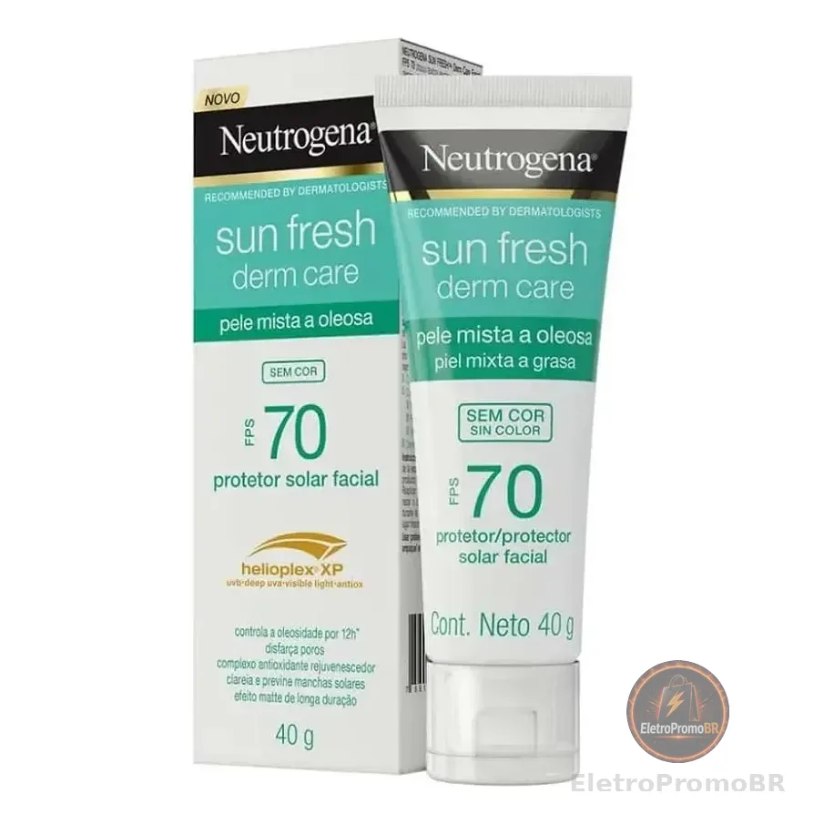 Protetor Solar Neutrogena Pele Oleosa Fps70 40g