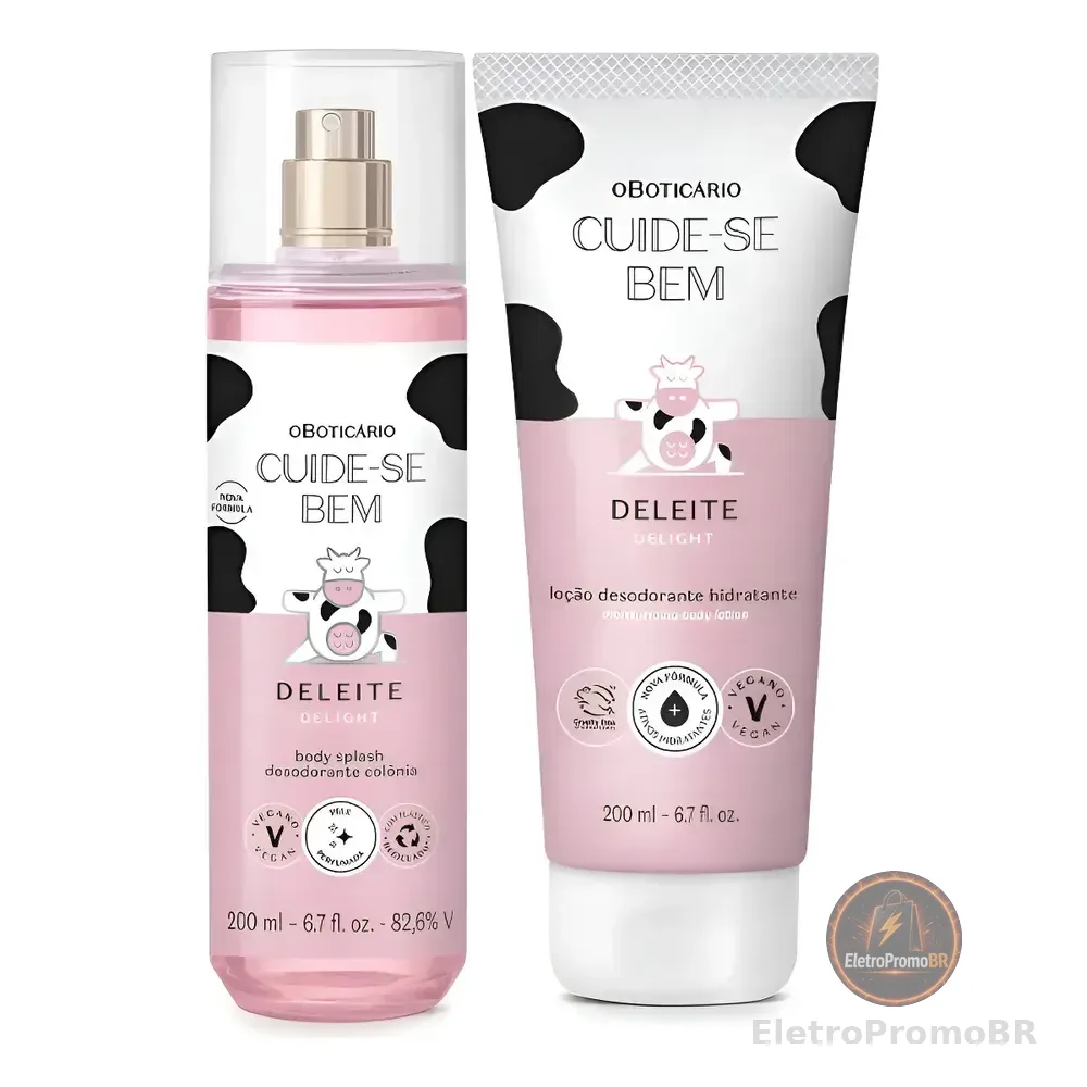 Combo Cuide-se Bem Deleite Body Splash + Loção Corporal 200m