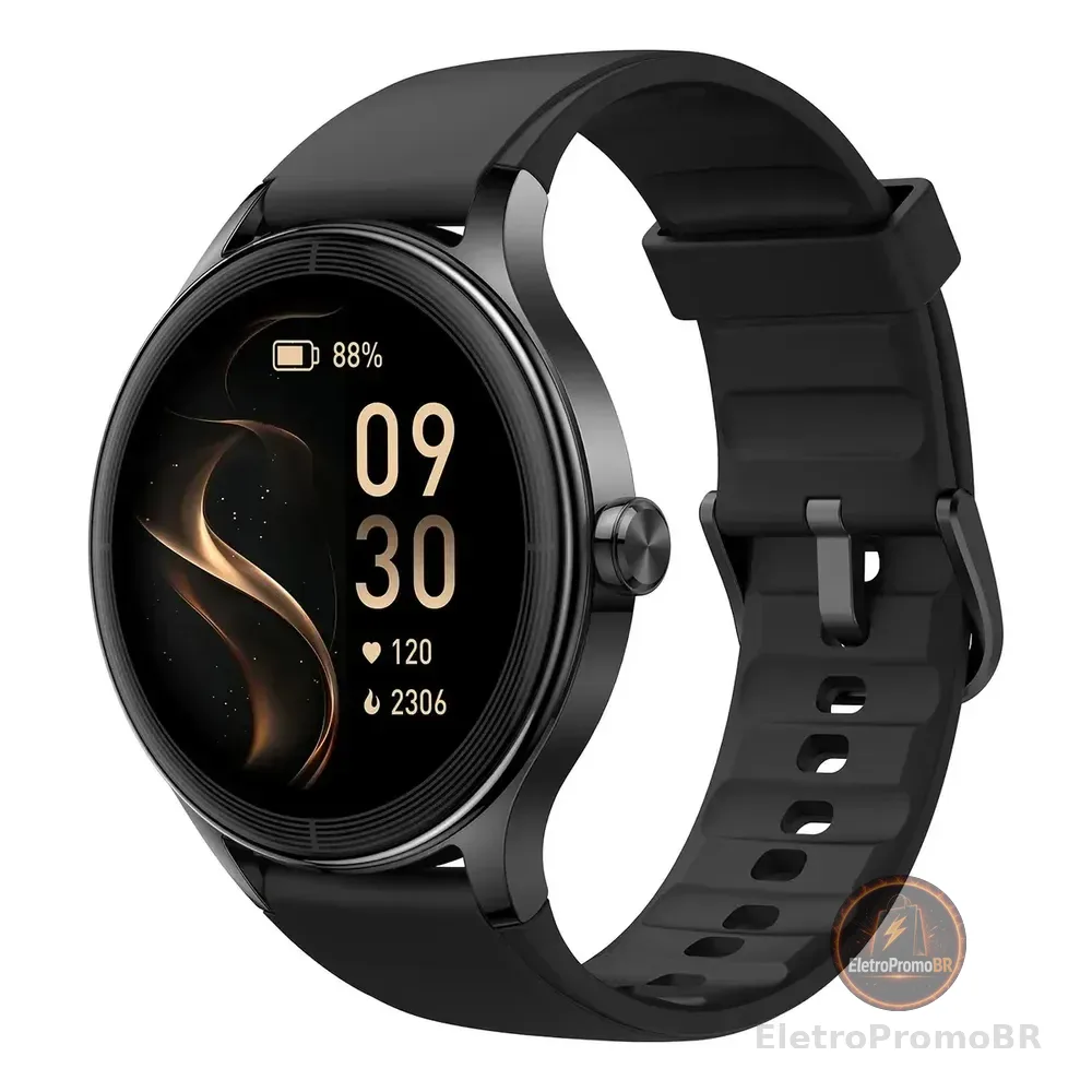 Smartband Bettdow Fb046 Sport Com Gps E Wi-fi, Tela Lcd 1.27  E Resistência À Água Ip68 Preto