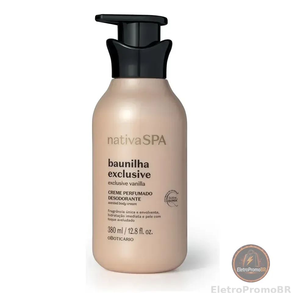 O Boticário Nativa Spa Creme Corporal Baunilha 380ml