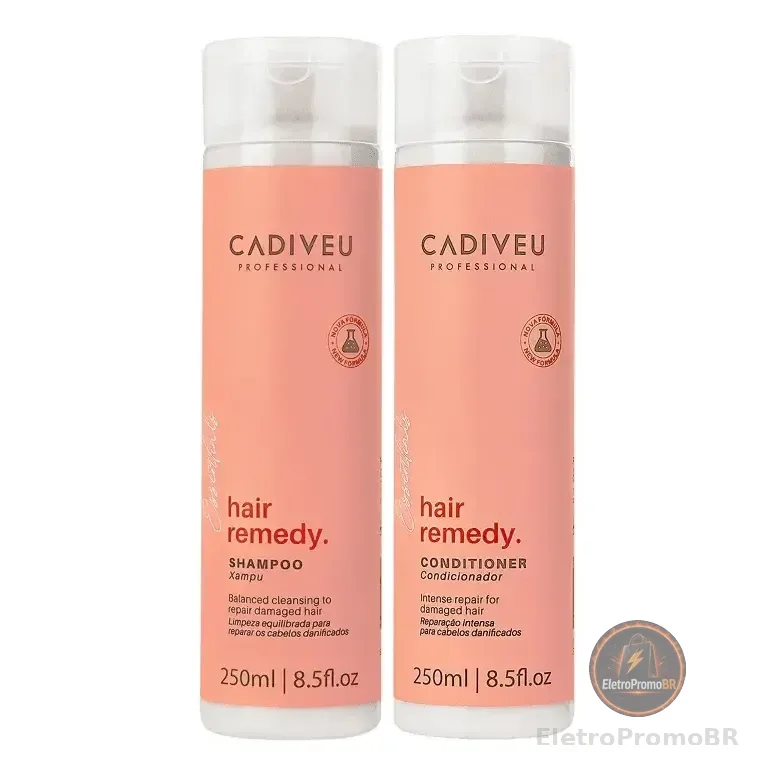 Kit Cadiveu Professional Hair Remedy Shampoo Condicionador