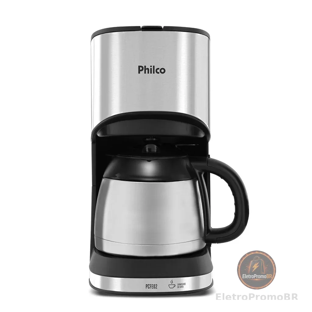 Cafeteira Philco 1L Jarra Térmica 30 Cafezinhos 700W PCFE02