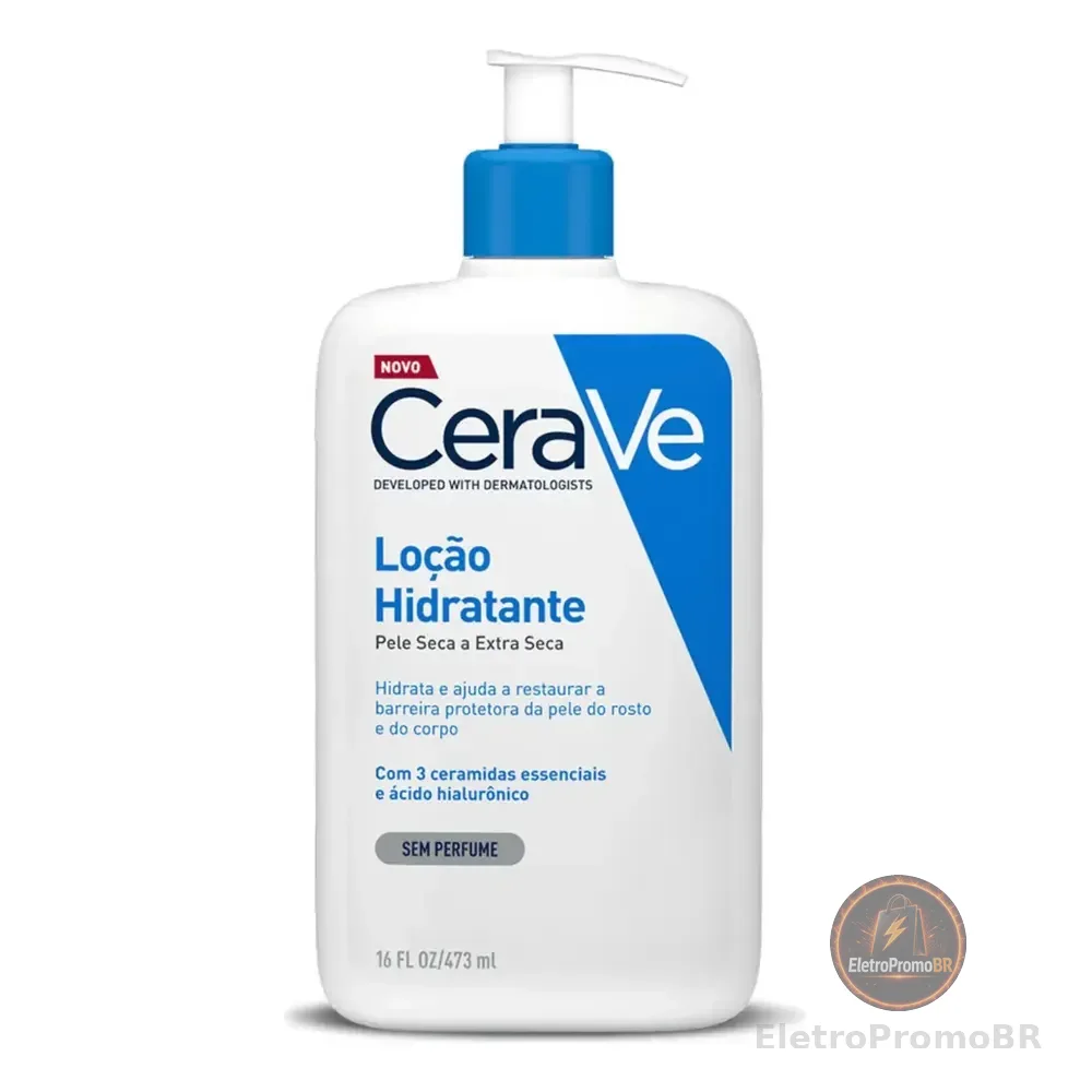 Loção Hidratante Ácido Hialurônico 473ml Cerave Sem Fragrância
