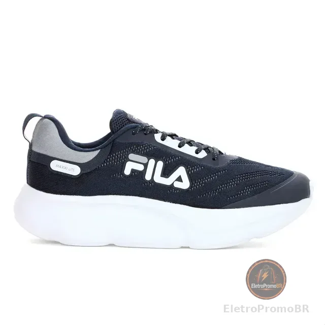 Tenis Masculino Fila Maxxi Lite Preto Corrida Leve Corrida